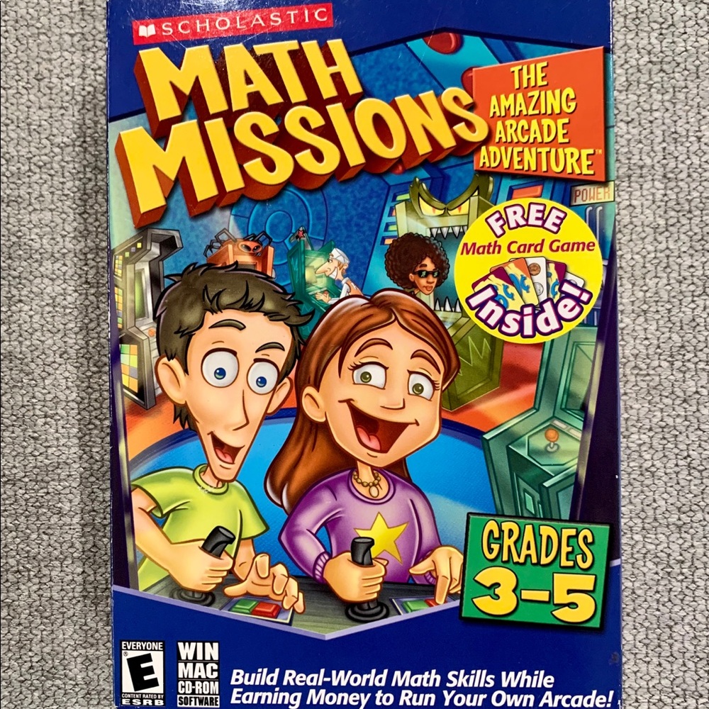 SCHOLASTIC Math Missions Computer Game GRADE 3-5 - Picture 2 of 5